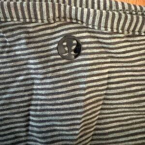 lululemon Black and Gray/Green Striped Sweater